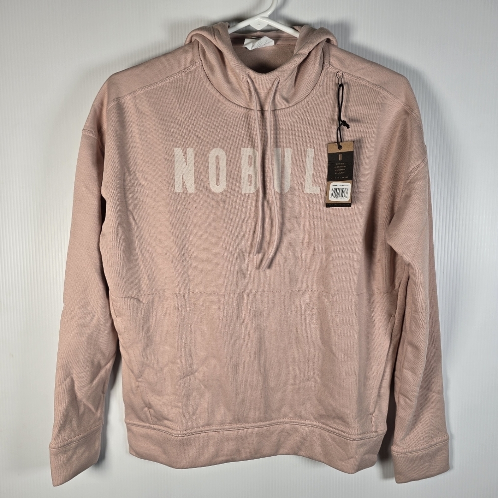 NWT NOBULL Women's Legacy Sweatshirt Hoodie Dusty Rose Size XS